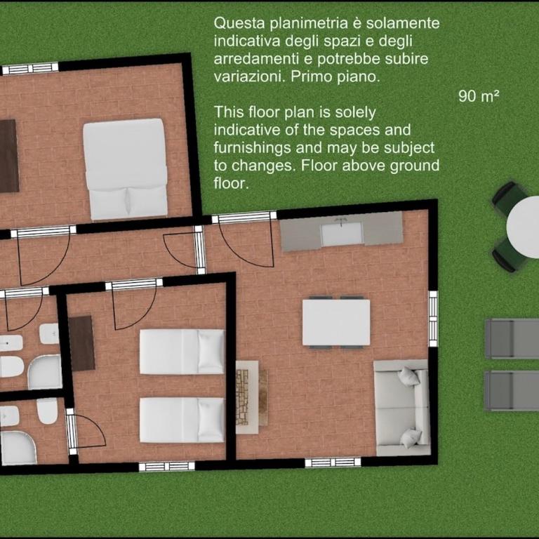 Podere Montechiari - App Nonna & Maria - Apartamento de 2 dormitorios con vistas al jardín - 37