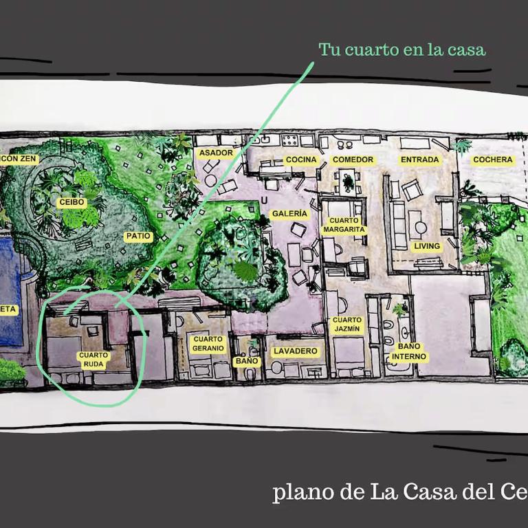 La Casa del Ceibo - Habitación Doble con vistas al jardín - 26