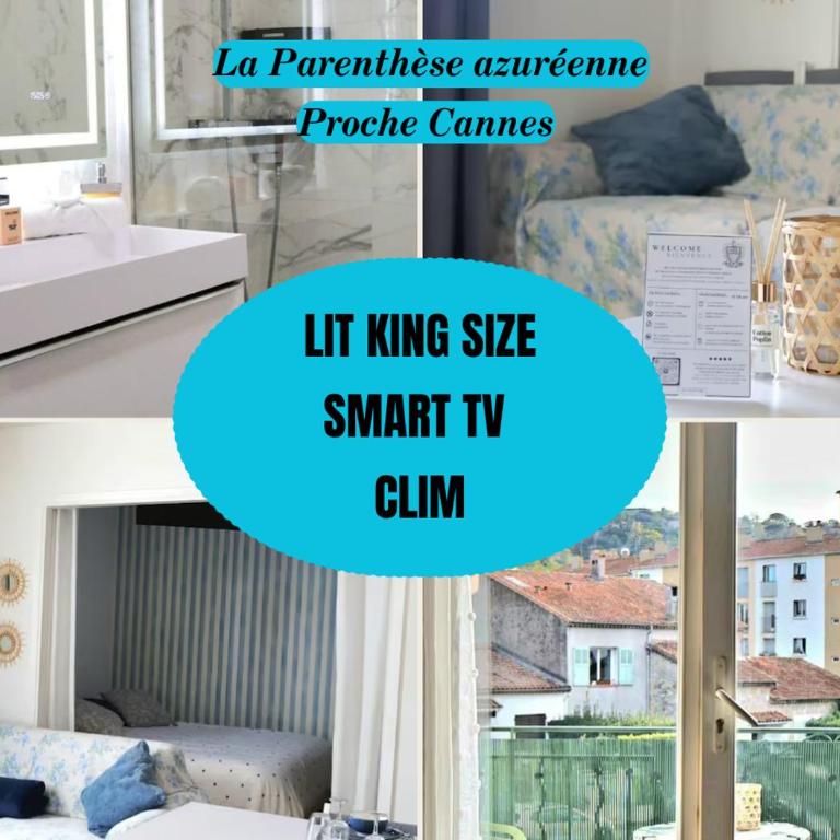Parenthèse azuréenne - T2 moderne et climatisé - Appartement 1 Chambre - 1