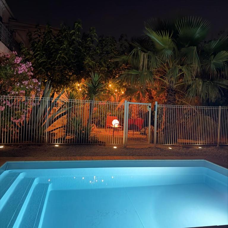 Bas de villa, 6 pers, piscine, terrasse, proche sablettes - Appartement 2 Chambres avec Piscine Privée - 19