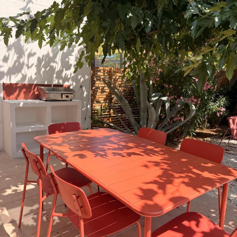 Bas de villa, 6 pers, piscine, terrasse, proche sablettes - Appartement 2 Chambres avec Piscine Privée - 30