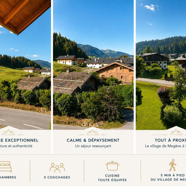 *** Le Refuge *** Logement standing Megève - Appartement 2 Chambres - 1