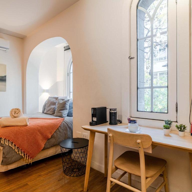 HOM I Wifi AirAcond Cafe Encanto Arte Lastarria - Apartamento - 16