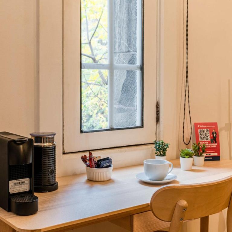 HOM I Wifi AirAcond Cafe Encanto Arte Lastarria - Apartamento - 41