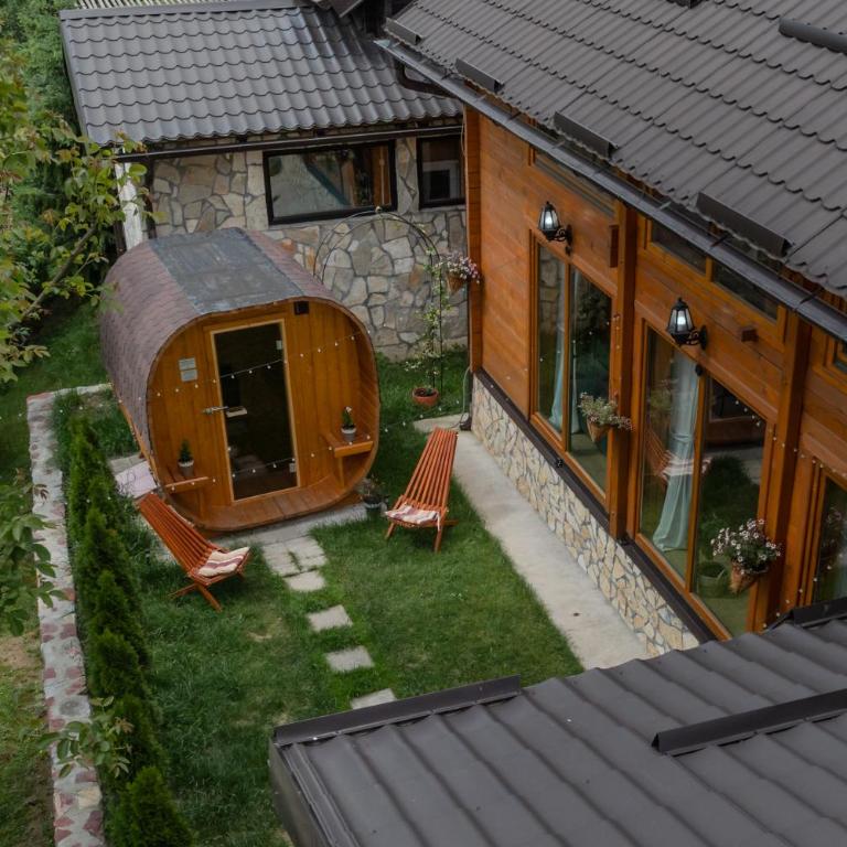 Monte Chalet Kolašin brvnara sa saunom - Vila sa Pogledom na Vrt - 22