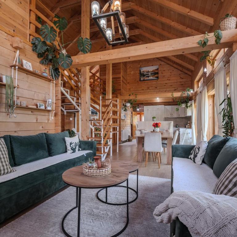 Monte Chalet Kolašin brvnara sa saunom - Vila sa Pogledom na Vrt - 11