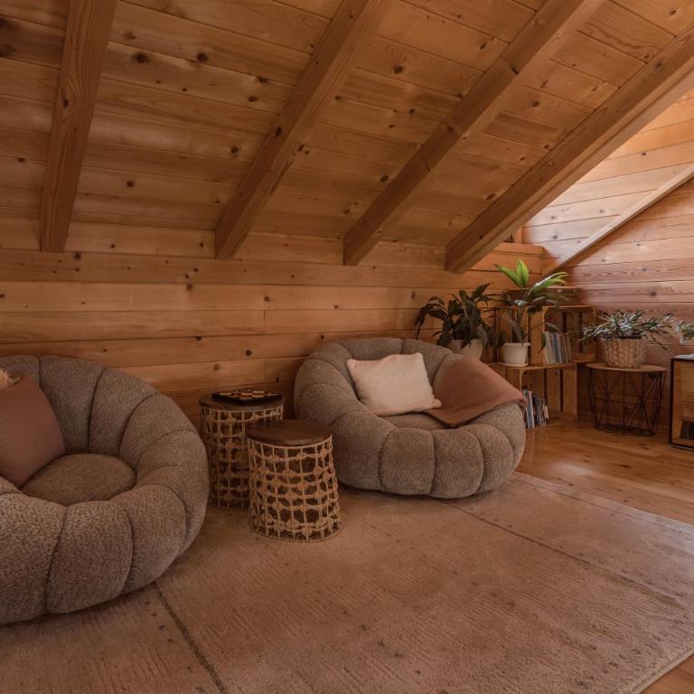 Monte Chalet Kolašin brvnara sa saunom - Vila sa Pogledom na Vrt - 38