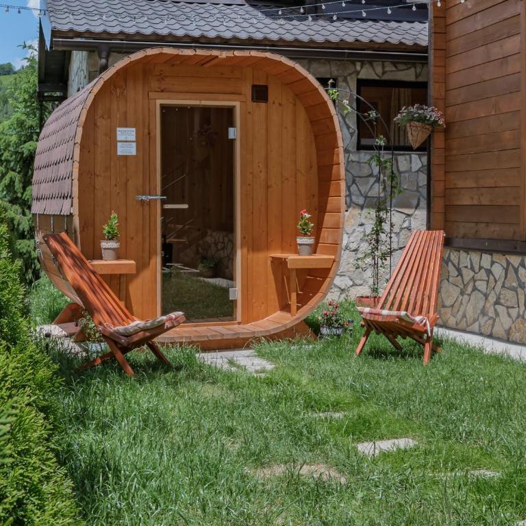 Monte Chalet Kolašin brvnara sa saunom - Vila sa Pogledom na Vrt - 92