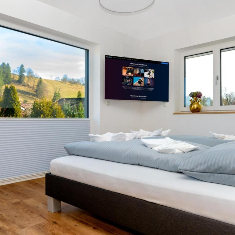 Berg Fux - 5 neue wohlfühl Ferienwohnungen mit Bergblick, Balkon, Parkplatz, nahe Oberstdorf - Family Apartment - two bedrooms with Mountain View, Dogs Allowed - 18