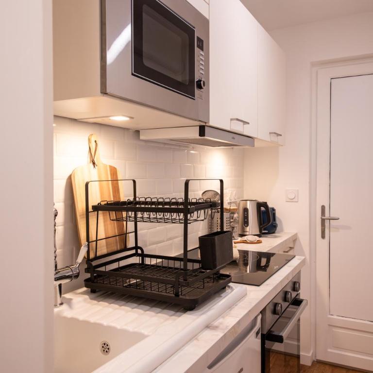 Le Mimosa - Centre-Ville - Élégance - Clim - Wifi - Studio Apartment with Queen Bed - 7