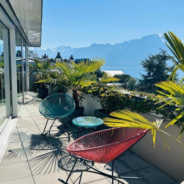 Evasion Lakefront in Montreux - Penthouse-Apartment - 8