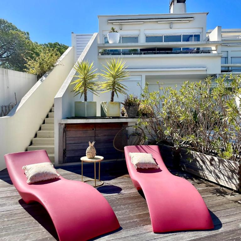 MY Marina 70 m2, 2 Chambres, Terrasse 50 m2, Vue Port, Parking Privé - Two-Bedroom House with harbour view - 20