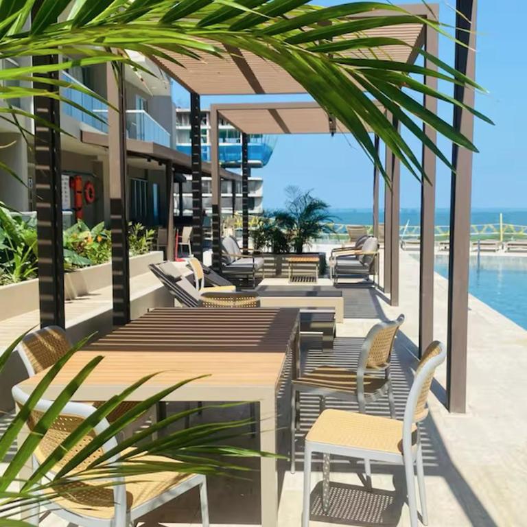 Exclusivo apartasuite con terraza y vista al mar - Bello Horizonte - One-Bedroom Apartment - 30