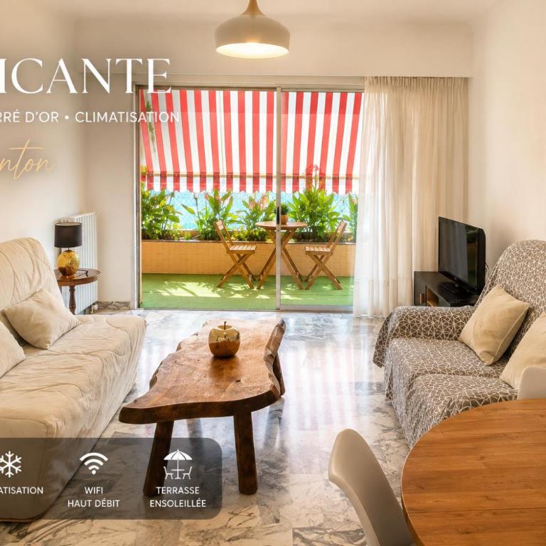 L Alicante Carré d'Or 2 pieces Terrasse Climatise - Appartement 1 Chambre - 1
