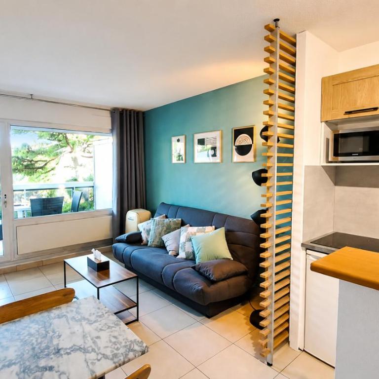 Appartement climatisé avec piscine, proche centre et plages d'Antibes - Studio avec Vue sur Jardin - 2
