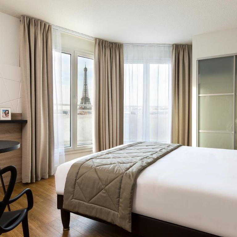 Citadines Tour Eiffel Paris - Studio avec Balcon - Vue sur Tour Eiffel - 3