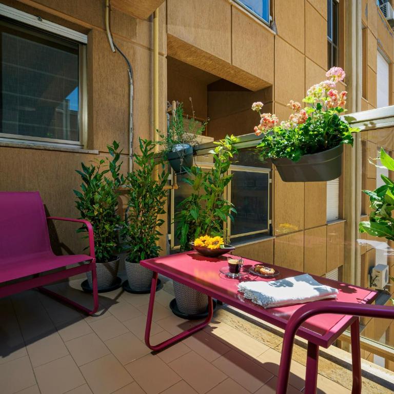 Downtown City Lodge - Apartment mit Balkon - 14