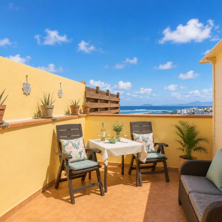 Sara e Gino Fuerteventura CARLOS Penthouse Sea View & Terrace - One-Bedroom Apartment with Sea View and Terrace - 1