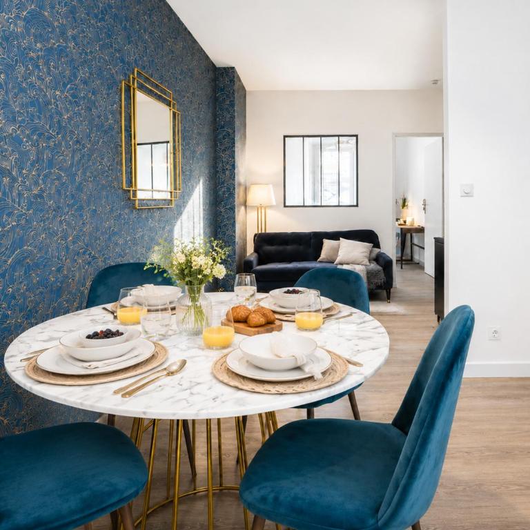 L'Onyx - Un Appartement Premium en Centre-ville, Gare SNCF à 5 min, WiFi & calme - Apartment mit 2 Schlafzimmern - 11