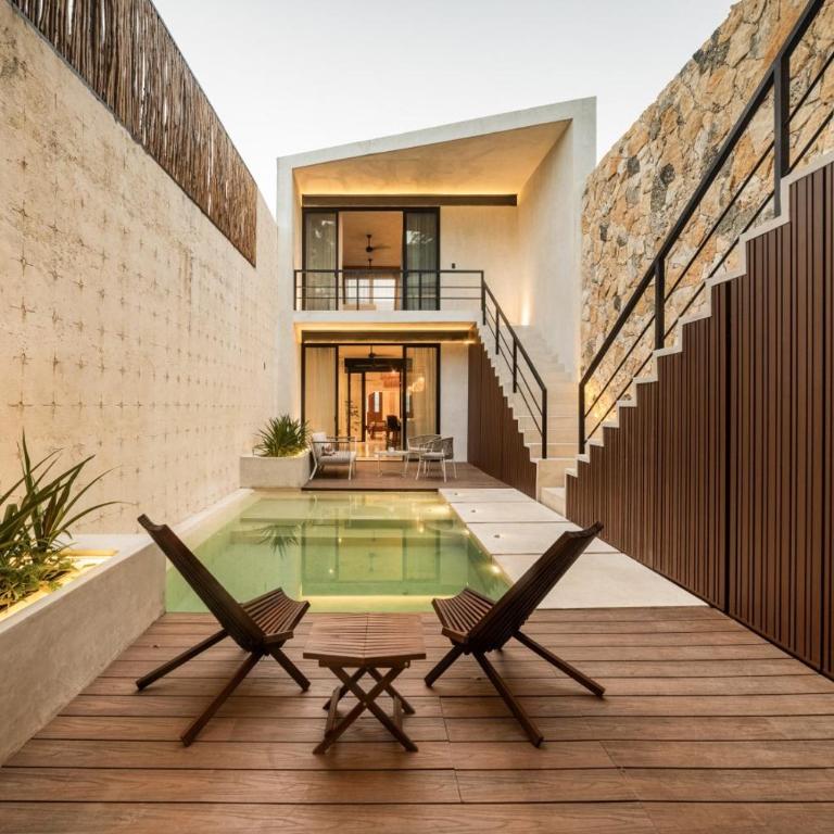 Design Retreat with Pool in Centro Merida Santiago - Three-Bedroom Vacation Home - 1