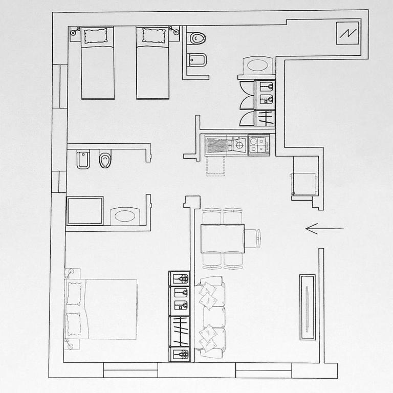 CASA ESEDRA Appartamento A, parcheggio privato - Appartamento con 2 Camere da Letto - 14