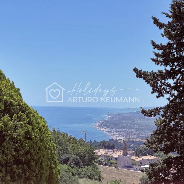 144 - Porzione di villa IN ORIGINALE PIETRA DEL CONERO CON MERAVIGLIOSA VISTA MARE wifi aria condizionata SPIAGGIA WHITE IN OMAGGIO dal lun al ven fino al 2 agosto - Villa de 2 dormitorios - 20