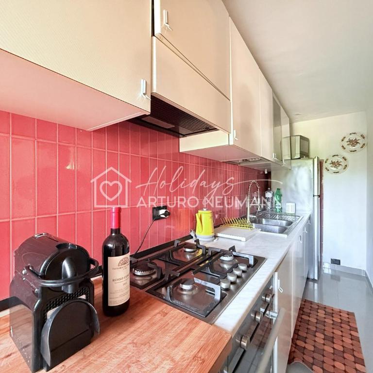 144 - Porzione di villa IN ORIGINALE PIETRA DEL CONERO CON MERAVIGLIOSA VISTA MARE wifi aria condizionata SPIAGGIA WHITE IN OMAGGIO dal lun al ven fino al 2 agosto - Villa de 2 dormitorios - 6
