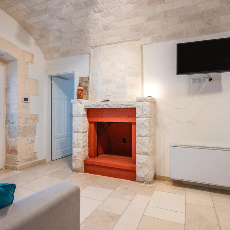 Trullo il Focolare in Masseria - Appartamento Deluxe con 2 Camere da Letto e Vista Giardino - 13
