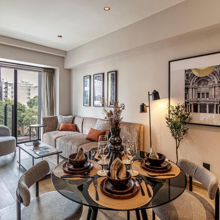 LIV Reforma by Kukun Apartments - Studio avec Balcon - 9