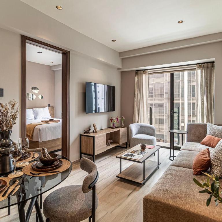 LIV Reforma by Kukun Apartments - Studio avec Balcon - 13