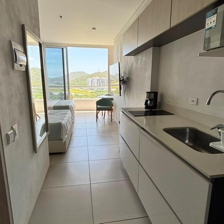 Confort y Vista Lateral Al Mar - One-Bedroom Apartment - 16