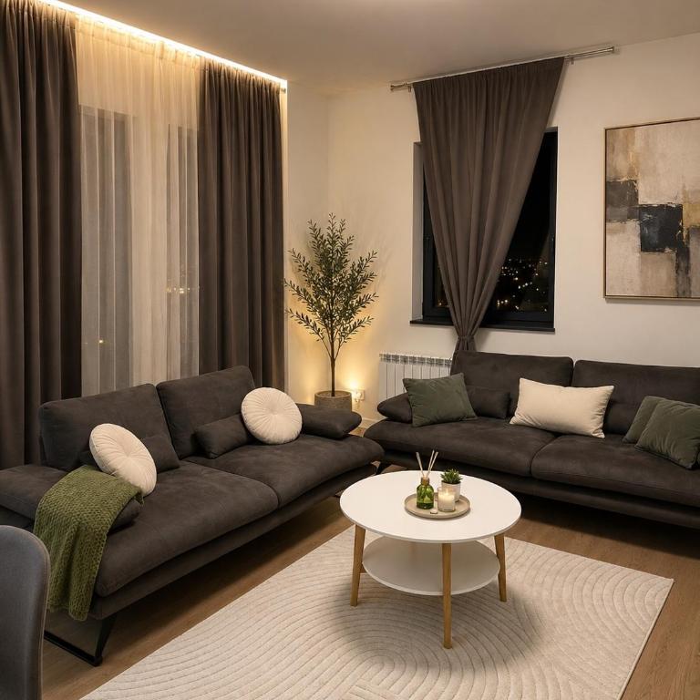 Beograd na vodi-Belgrade Waterfront - Appartement 2 Chambres de Luxe avec Vue sur le Jardin - 18