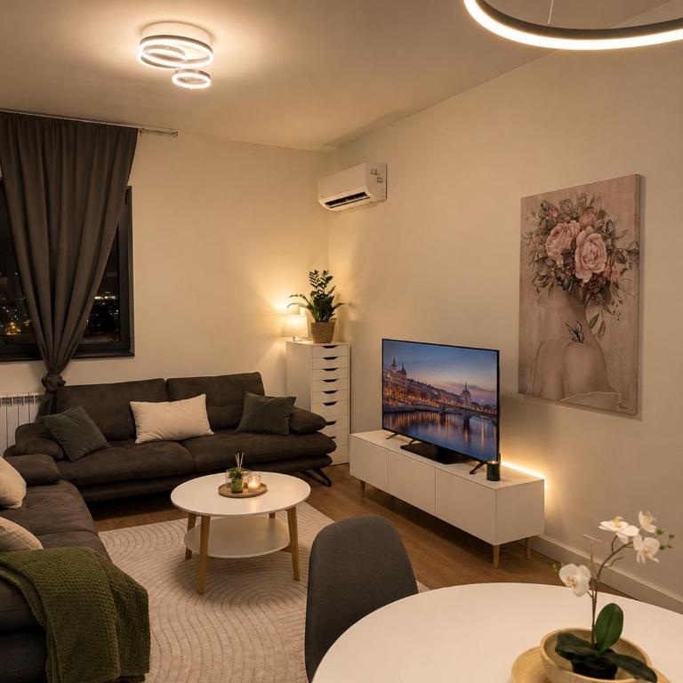 Beograd na vodi-Belgrade Waterfront - Appartement 2 Chambres de Luxe avec Vue sur le Jardin - 20