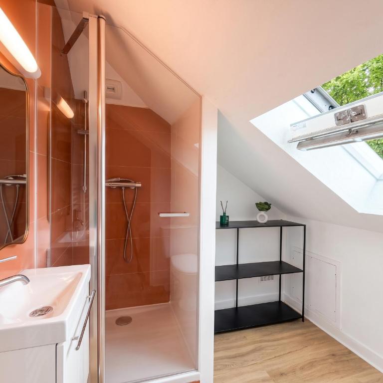 Le Nid Angevin - Lumière sous les toits - Ney - Appartement 1 Chambre - 8