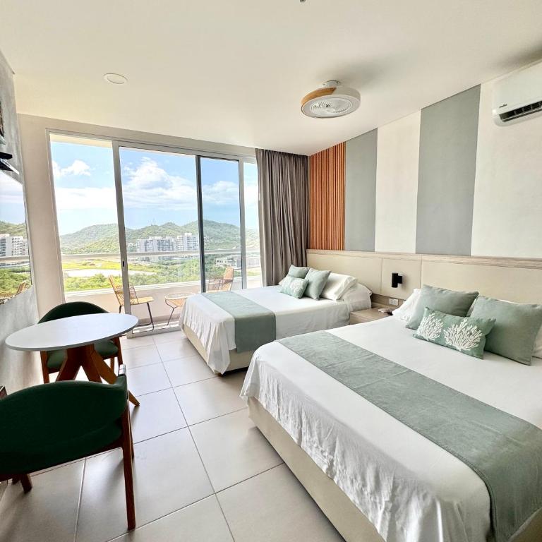 Edificio Porto Horizonte Aparta Suite en Santa Marta, Sector Bello Horizonte Pozos Colorados - One-Bedroom Apartment - 6