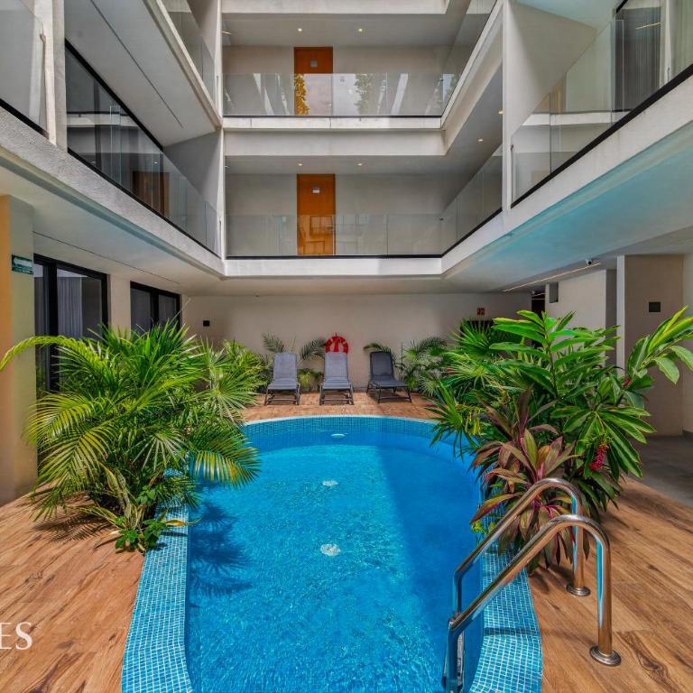 Moderno Loft en Av. 38 | Rooftop y Gym - Apartment mit 1 Schlafzimmer - 8