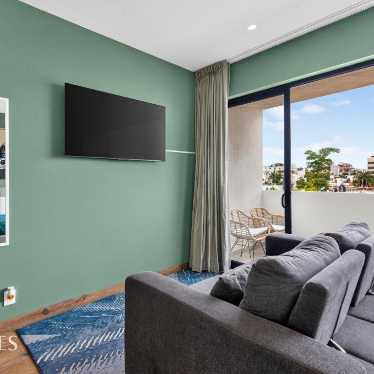 Moderno Loft en Av. 38 | Rooftop y Gym - Apartment mit 1 Schlafzimmer - 18