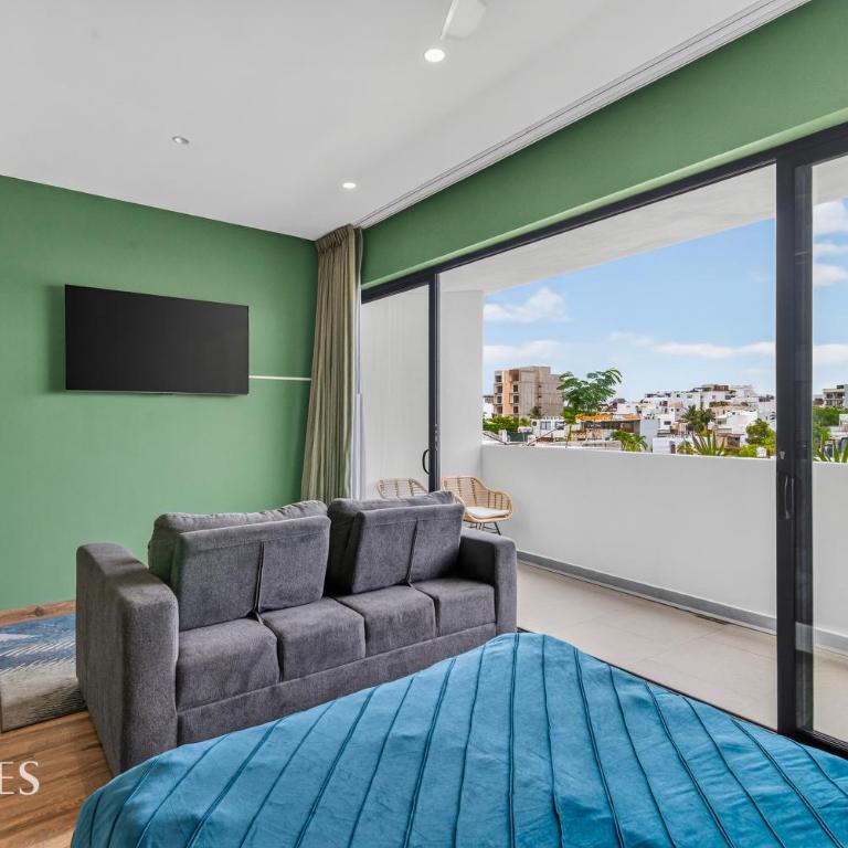 Moderno Loft en Av. 38 | Rooftop y Gym - Apartment mit 1 Schlafzimmer - 16