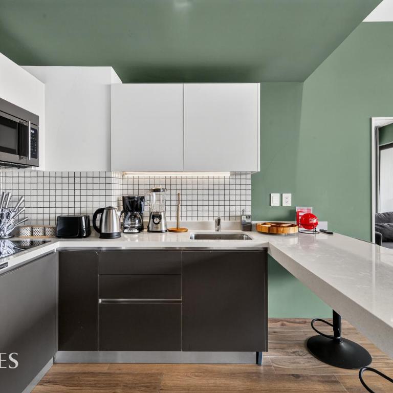 Moderno Loft en Av. 38 | Rooftop y Gym - Apartment mit 1 Schlafzimmer - 23