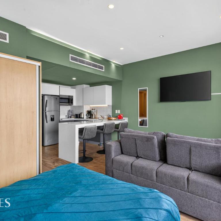 Moderno Loft en Av. 38 | Rooftop y Gym - Apartment mit 1 Schlafzimmer - 15