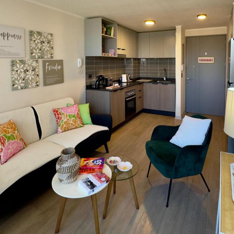 Apart Stgo I Club Hípico, Movistar Arena y Barrio Meiggs - Apartamento de 1 dormitorio - 7