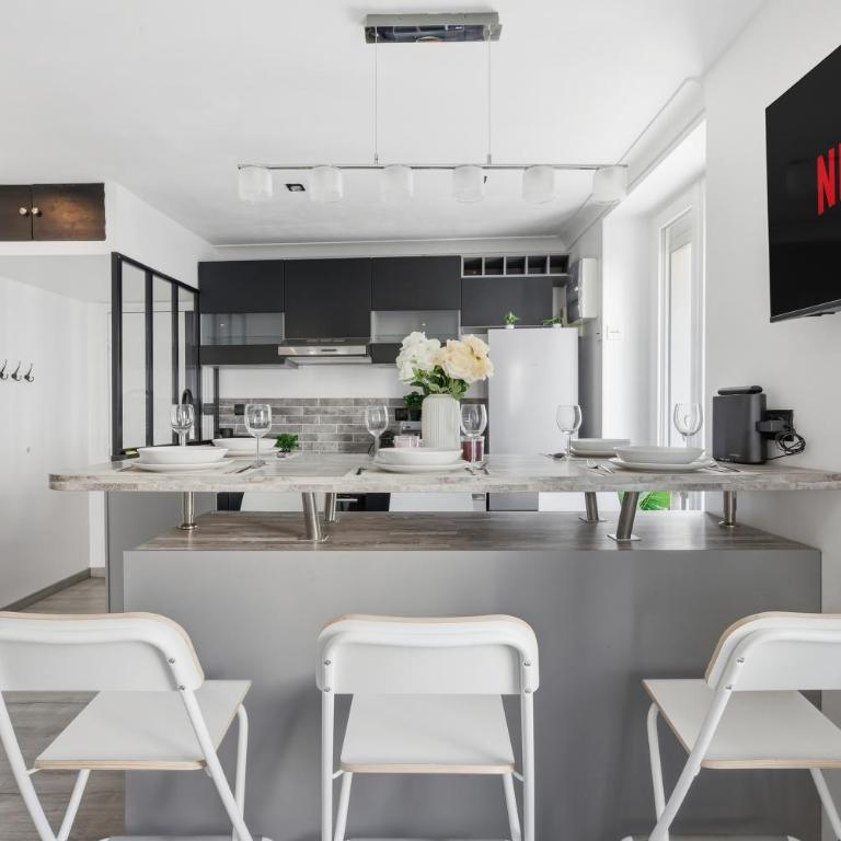 2BR Boutique Apartment Near Bastille with Netflix - Apartamento de 2 dormitorios - 7