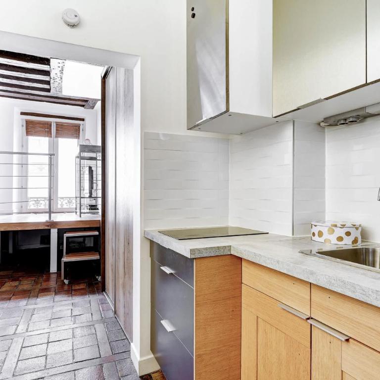 BnBNova - Charming Studio Near Notre - Dame & Marais - Studio - 11