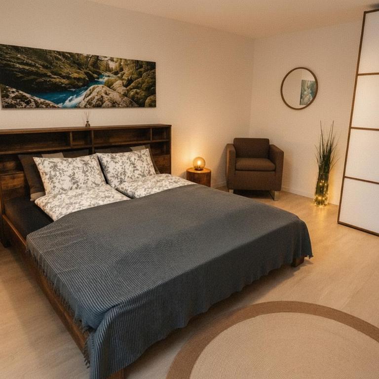 Charmantes Apartment mit grossem Garten .Kids4free. - Apartment mit 1 Schlafzimmer - 9