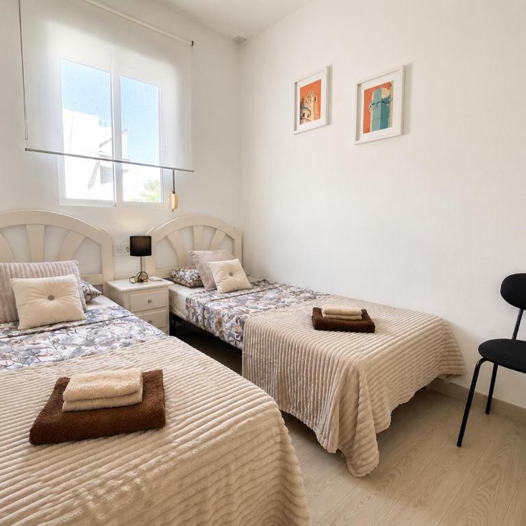 Brisa de Playa Gandía - 1 Min de la Playa - Apartamento de 2 dormitorios con balcón y vistas al mar - 9