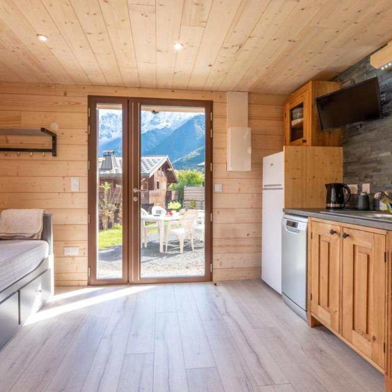 Vue chaine du Mont Blanc rando détente - Appartement - 4