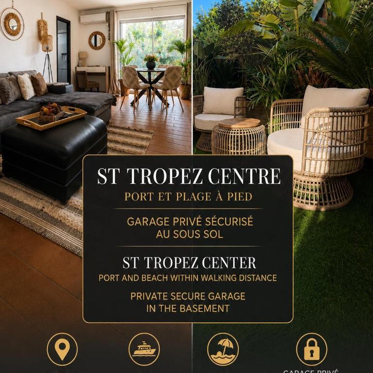 Saint Tropez centre parking et jardin privé inclus - Apartment with Terrace - 1