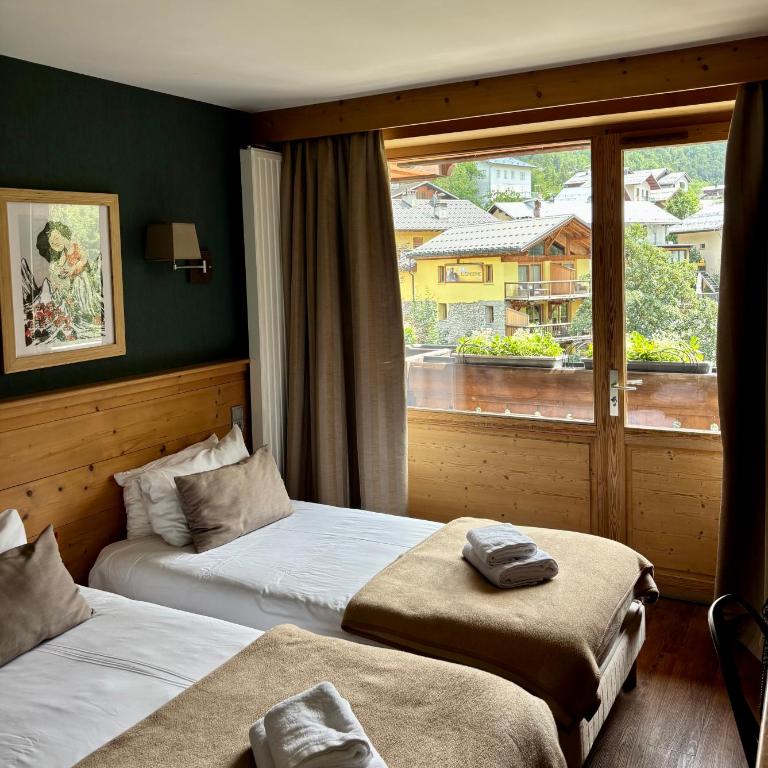 Hôtel Le Monal - Chambre Lits Jumeaux Cosy - 1