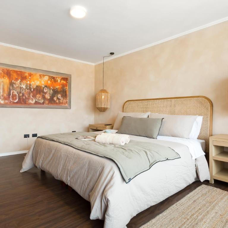Cómodo depto familiar con aire acondicionado, frente al Parque Arauco - Apartamento - 20