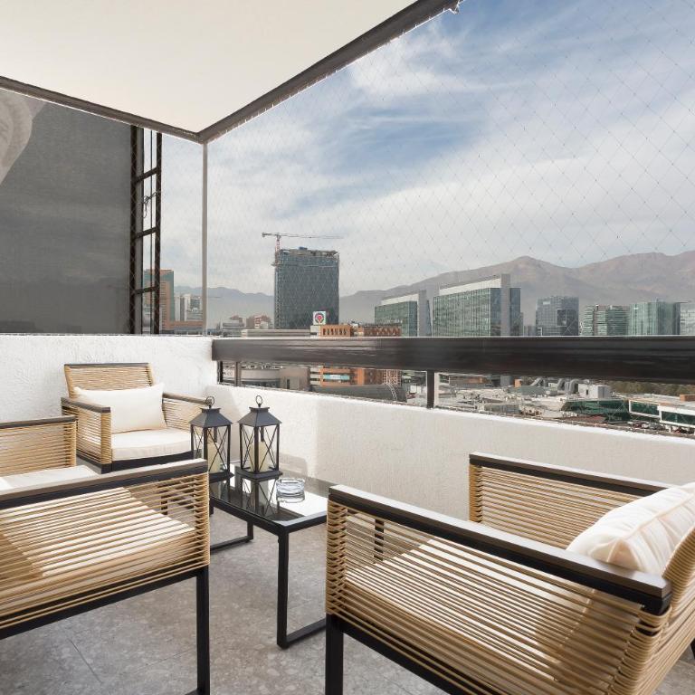 Cómodo depto familiar con aire acondicionado, frente al Parque Arauco - Apartamento - 42